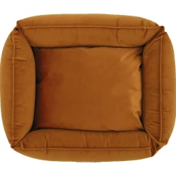 Wooff Mand Cocoon Velours Koper - Hondenmand