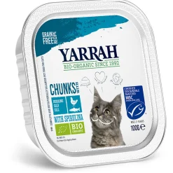 Yarrah Bio Kat Alu Brokjes In Saus - Kattenvoer