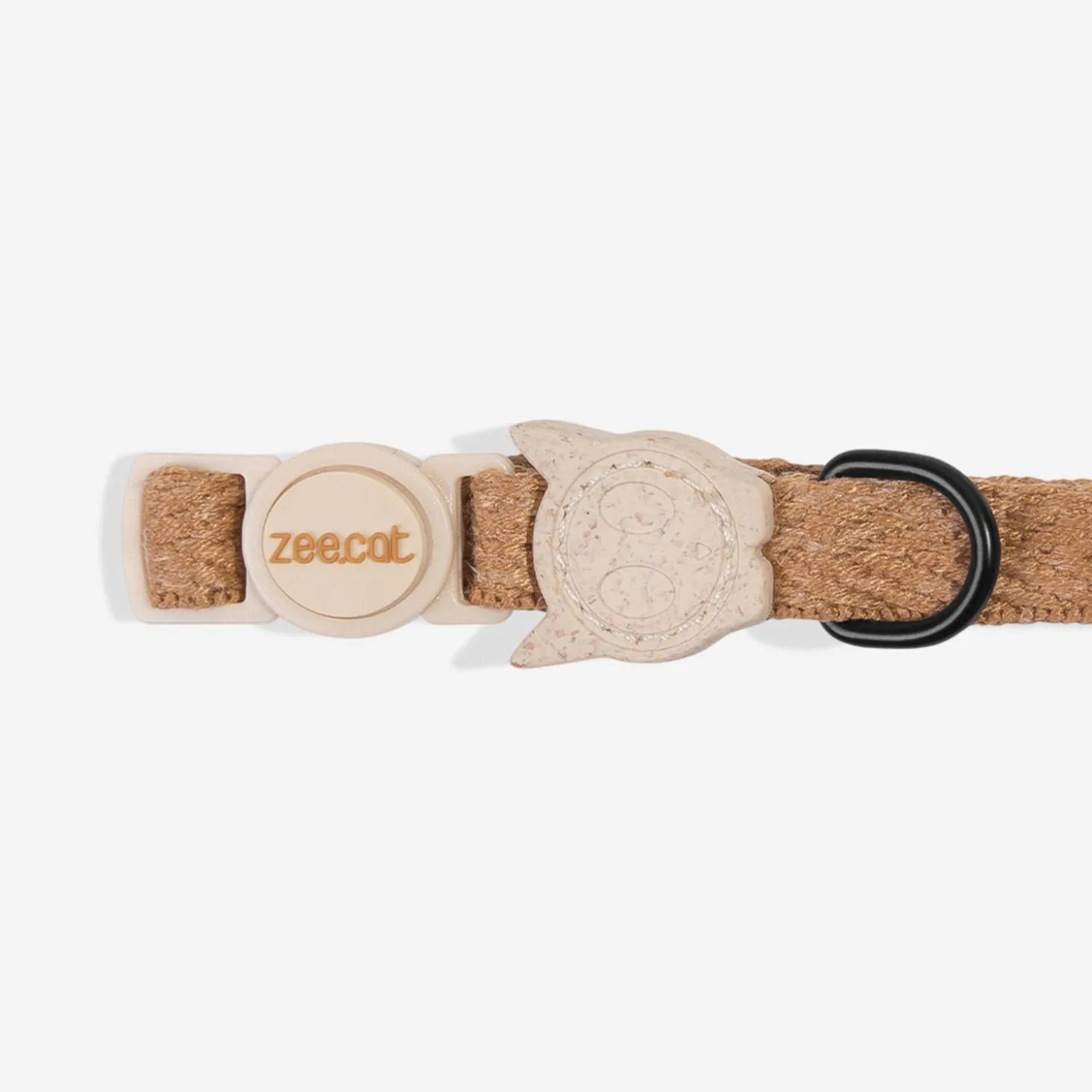 Zee.Dog Dune Halsband Kat - Kattenhalsband - Beige 20-30x1.0 Cm