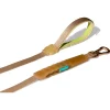 Zee.Dog Looplijn Air Kim - Hondenriem - 150x2.5 cm Goud Turquoise