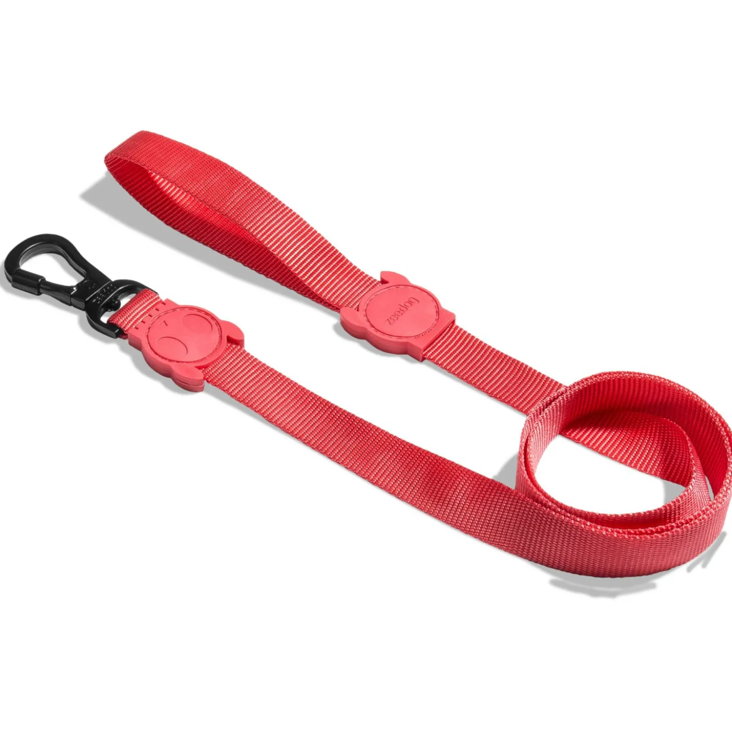 Zee.Dog Looplijn Neon Coral Coral - Hondenriem
