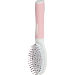 Zolux Anah Cat Borstel - Kattenvachtborstel - 5.5x3.5x21 cm Pink Wit For Cat. Medium And Long Coats