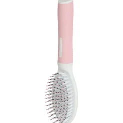Zolux Anah Cat Borstel - Kattenvachtborstel - 5.5x3.5x21 cm Pink Wit For Cat. Medium And Long Coats