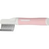 Zolux Anah Cat Getande Kam - Kattenvachtkam - 6x2.5x18 cm Pink Wit For Cat. Long Coats