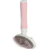Zolux Anah Cat Retro Slickerborstel - Kattenvachtborstel - 10.2x5.5x18 cm Pink Wit For Cat. Medium And Long Coats M