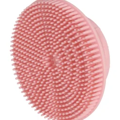 Zolux Anah Cat Rubber Borstel - Kattenvachtborstel - Ø7.7x3 cm Pink Wit For Cat. Short And Medium Coats