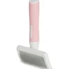Zolux Anah Cat Slicker Medium - Kattenvachtborstel - 9.5x3.5x17 cm Pink Wit M