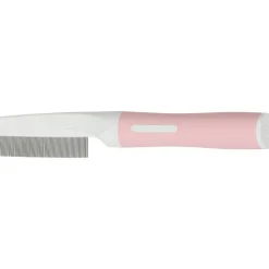 Zolux Anah Cat Vlooienkam - Kattenvachtkam - 19.8x3.2x2.5 cm Pink Wit For Cat. All Coat Types