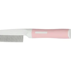 Zolux Anah Cat Zachte Fijne Kam - Kattenvachtkam - 19.5x3.5x2.5 cm Pink Wit For Cat. All Coat Types