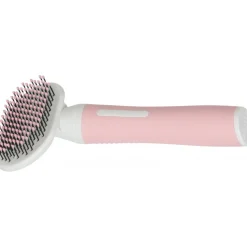 Zolux Anah Cat Zachte Slickerborstel Klein - Kattenvachtborstel - 6.4x3.5x16.2 cm Pink Wit S
