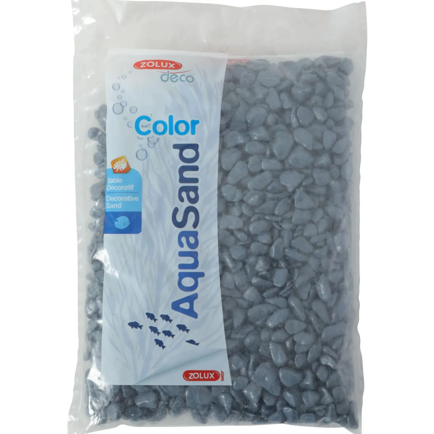 Zolux Ekaï Aquariumgrind - Aquarium - Siergrind - 23x16x2 cm 1 kg Grijs