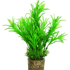 Zolux Kunstplanten Op Grind - Aquarium - Kunstplant - Groen per stuk Medium