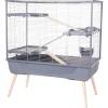Zolux Neolife 100 Knaagdierkooi - Dierenverblijf - 99x54x114 cm Grijs