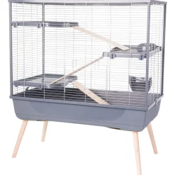 Zolux Neolife 100 Knaagdierkooi - Dierenverblijf - 99x54x114 cm Grijs