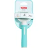 Zolux Puppy Soft Slicker - Hondenvachtborstel - 6.4x4x16.5 cm Wit Turquoise Geschikt Voor Langhaar