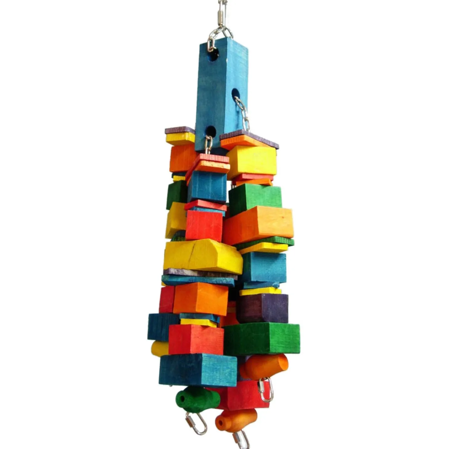 Zoo-Max Epic Big J - Vogelspeelgoed - 2098 g Rood Blauw Oranje