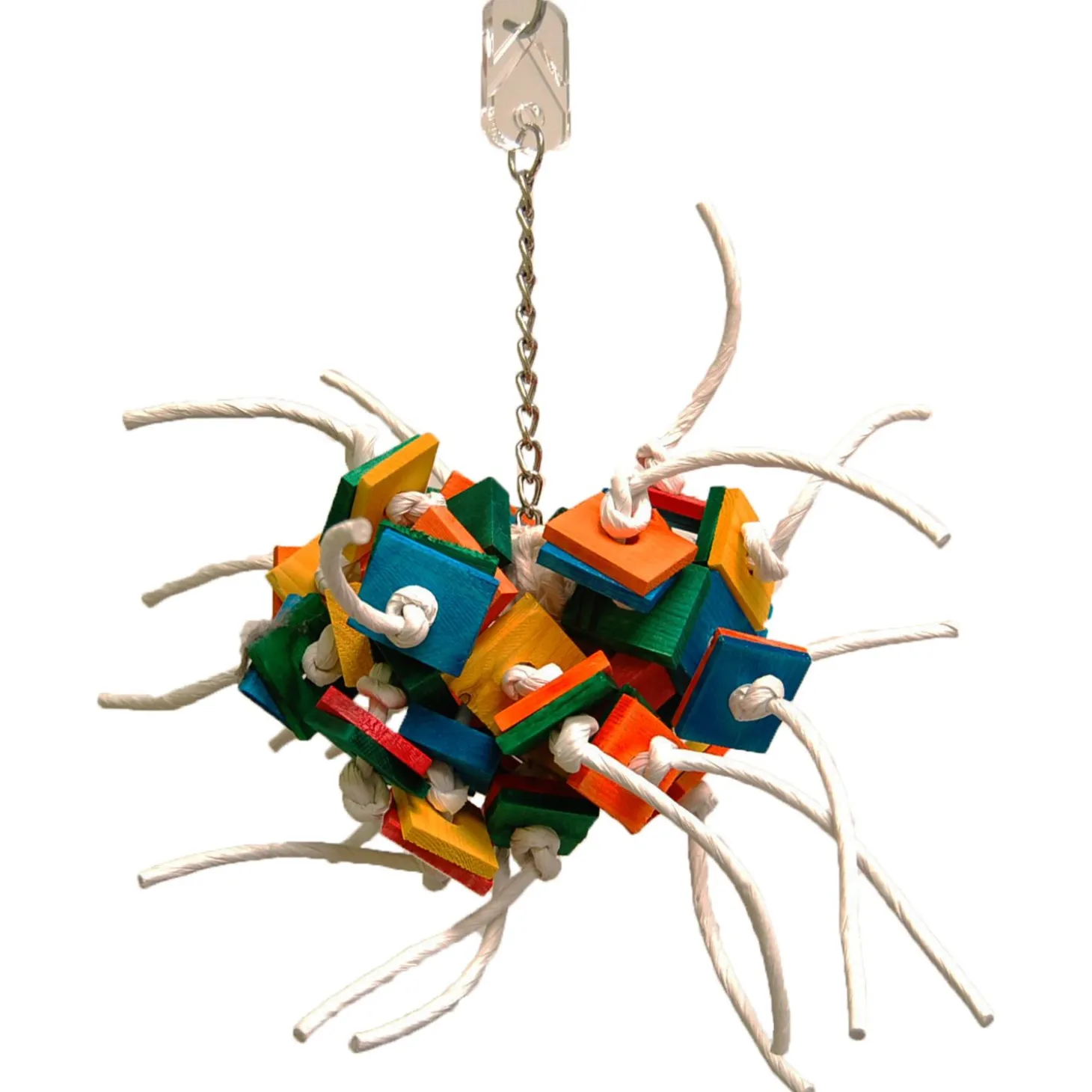Zoo-Max Extreme Fireball - Vogelspeelgoed - 573 g Rood Blauw Oranje
