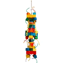 Zoo-Max Hercule - Vogelspeelgoed - 3378 g Rood Blauw Oranje