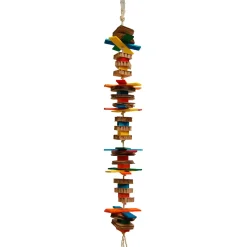 Zoo-Max Jumpy Jumper - Vogelspeelgoed - 103 g Rood Blauw Oranje