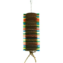 Zoo-Max Kooky Tower - Vogelspeelgoed - 893 g Rood Blauw Oranje