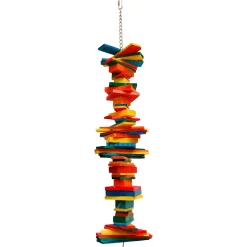 Zoo-Max Pharaon - Vogelspeelgoed - 1398 g Rood Blauw Oranje