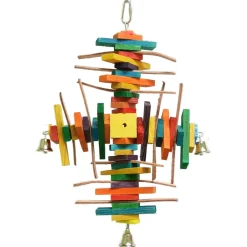Zoo-Max Radar Big - Vogelspeelgoed - 413 g Rood Blauw Oranje