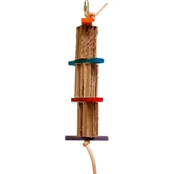 Zoo-Max Shredding Tower Honeycomb - Vogelspeelgoed - 74 g Rood Blauw Oranje